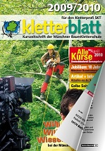 Cover Kletterblatt 2009